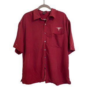 ANTIGUA TEXAS LONG HORNS SHIRT SIZE XL‎ RED
